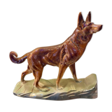 Vintage ceramic German Shepherd dog