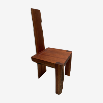Solid wood chair