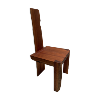 Solid wood chair