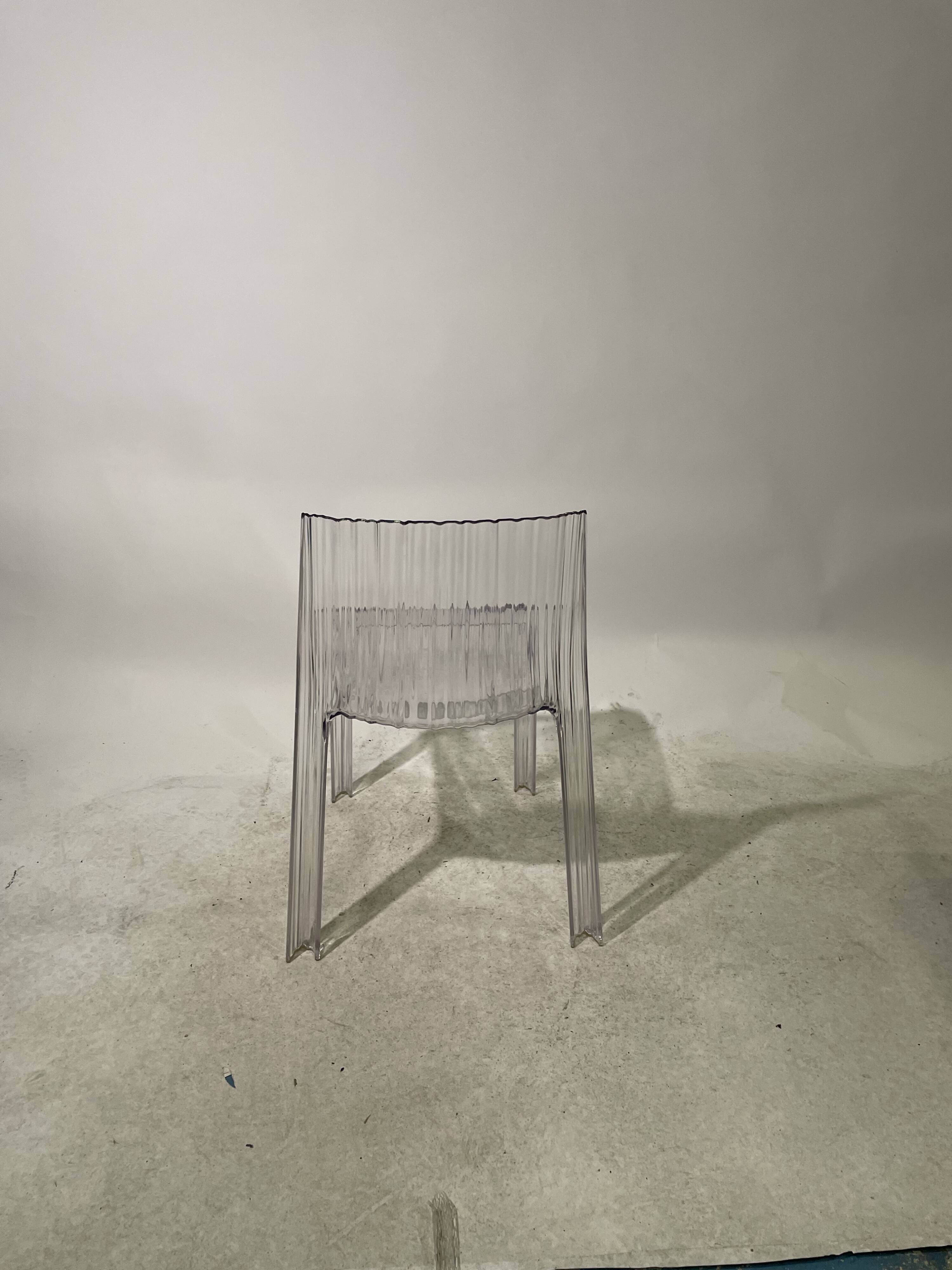 Set of 4 Frilly chairs by Particia Uquiola for Kartell