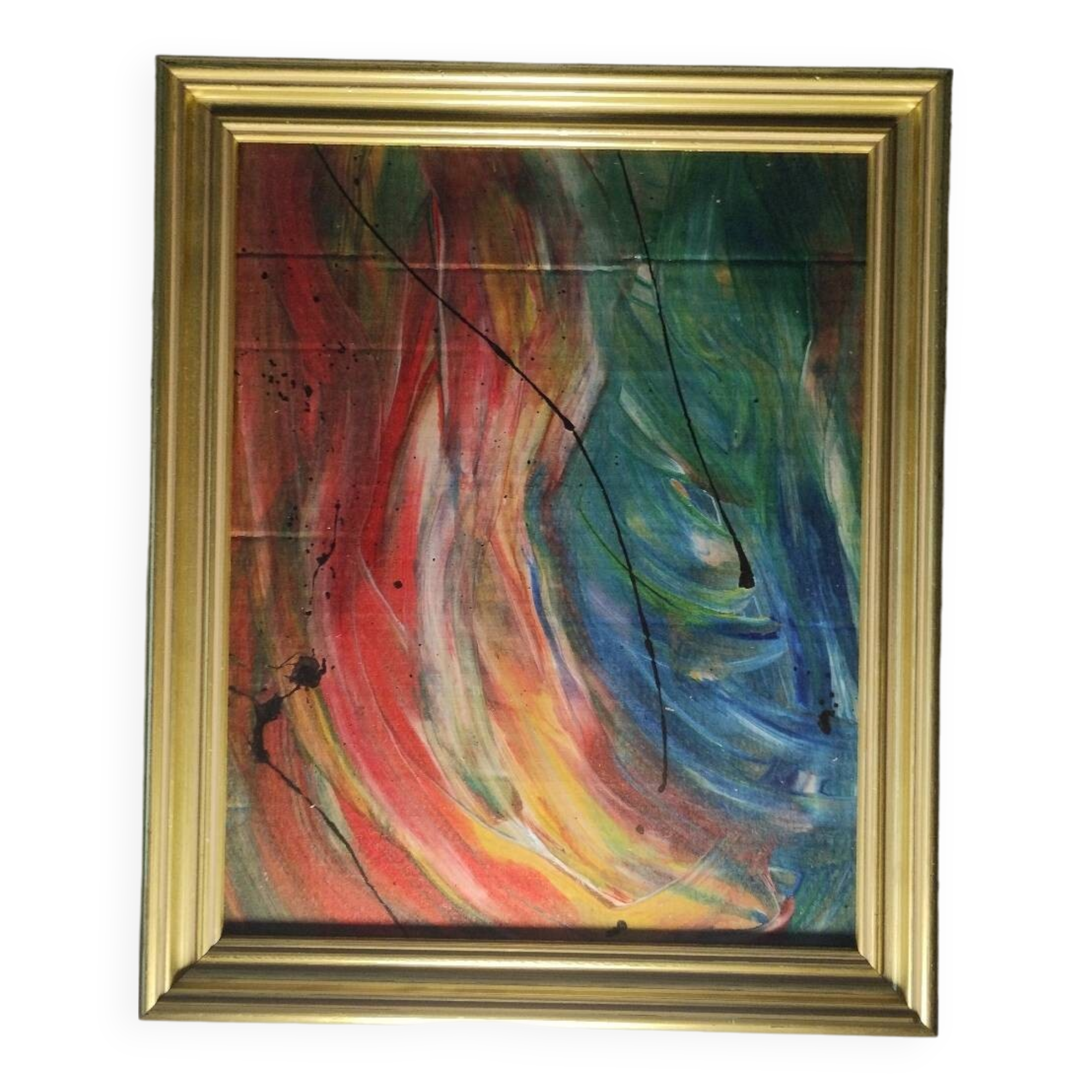 Small abstract painting