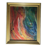 Small abstract painting