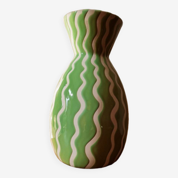 Almond green vase