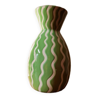 Almond green vase