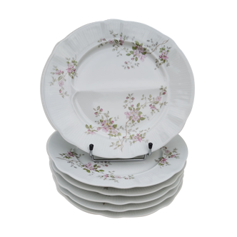 6 assiettes à compartiments en porcelaine Pillivuyt