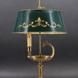 Bronze Gilt Bouillotte Lamp in Directoire Style "Lucien Gau"