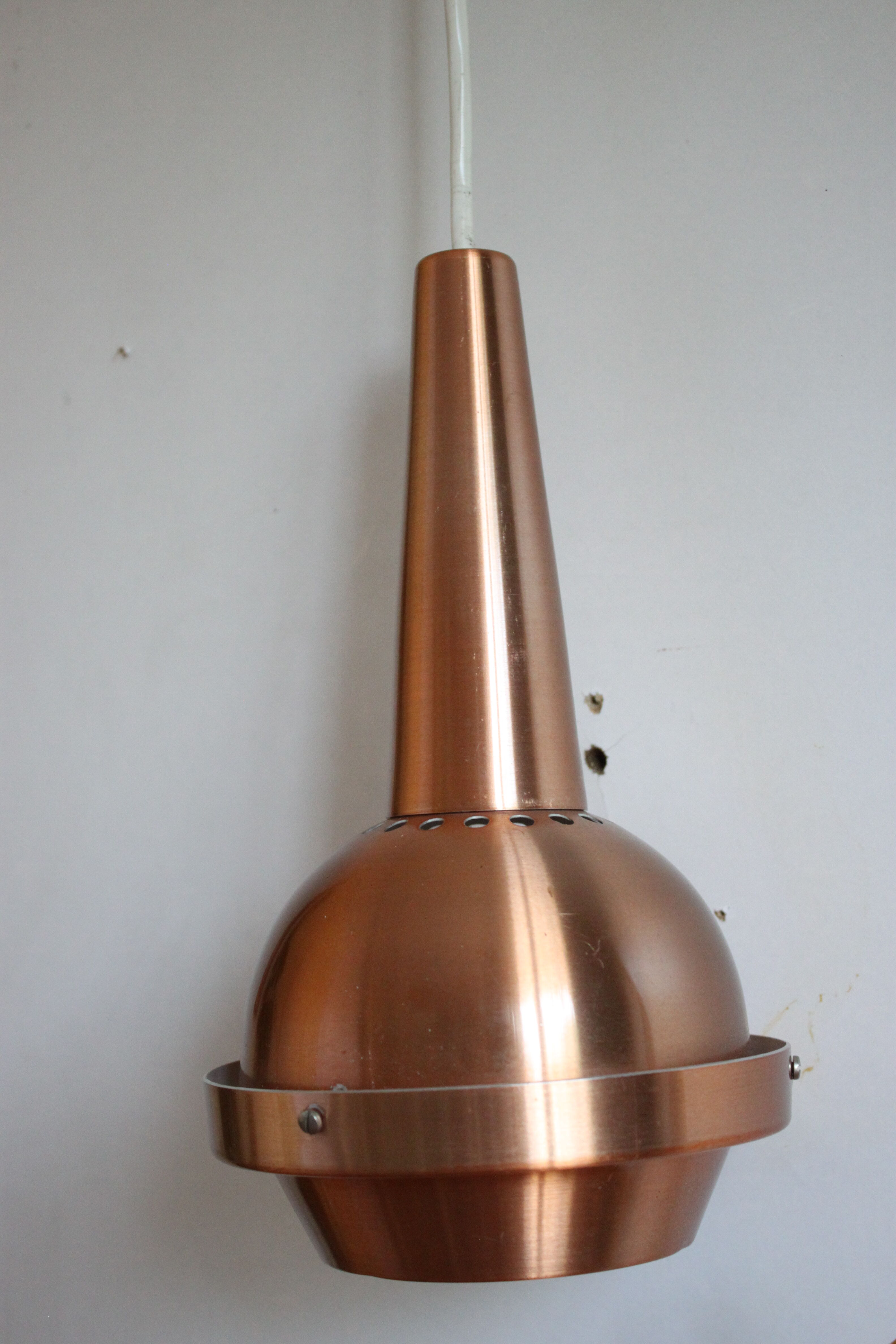 Small suspension copper way space age eyes-ball