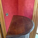 corner made with an old kneading trough