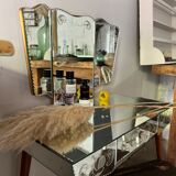 Former Venetian dressing table with triptych