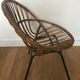Fauteuil nid en rotin
