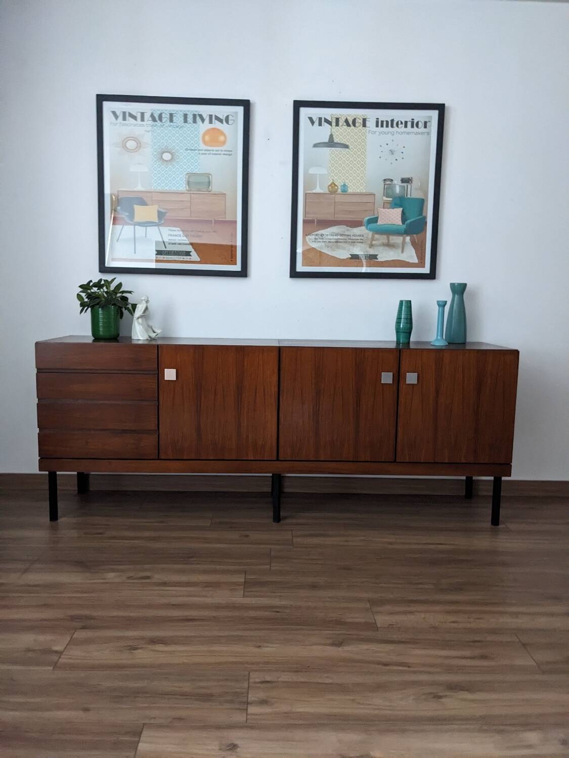 Vintage Scandinavian design sideboard