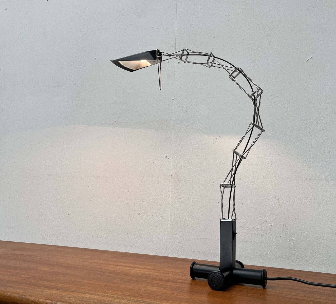 Postmodern Italian Multi X table lamp by Yaacov Kaufmann for Lumina, 1980s.