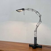 Postmodern Italian Multi X table lamp by Yaacov Kaufmann for Lumina, 1980s.