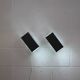 Pair of grey and white wall sconces by Preben Dahl for H. F. Belysning, 1960s