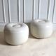 Paire de poufs gonflables années 70