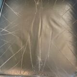 Green leather club chairs