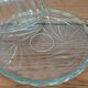 Cheese or dessert glass tray with bell