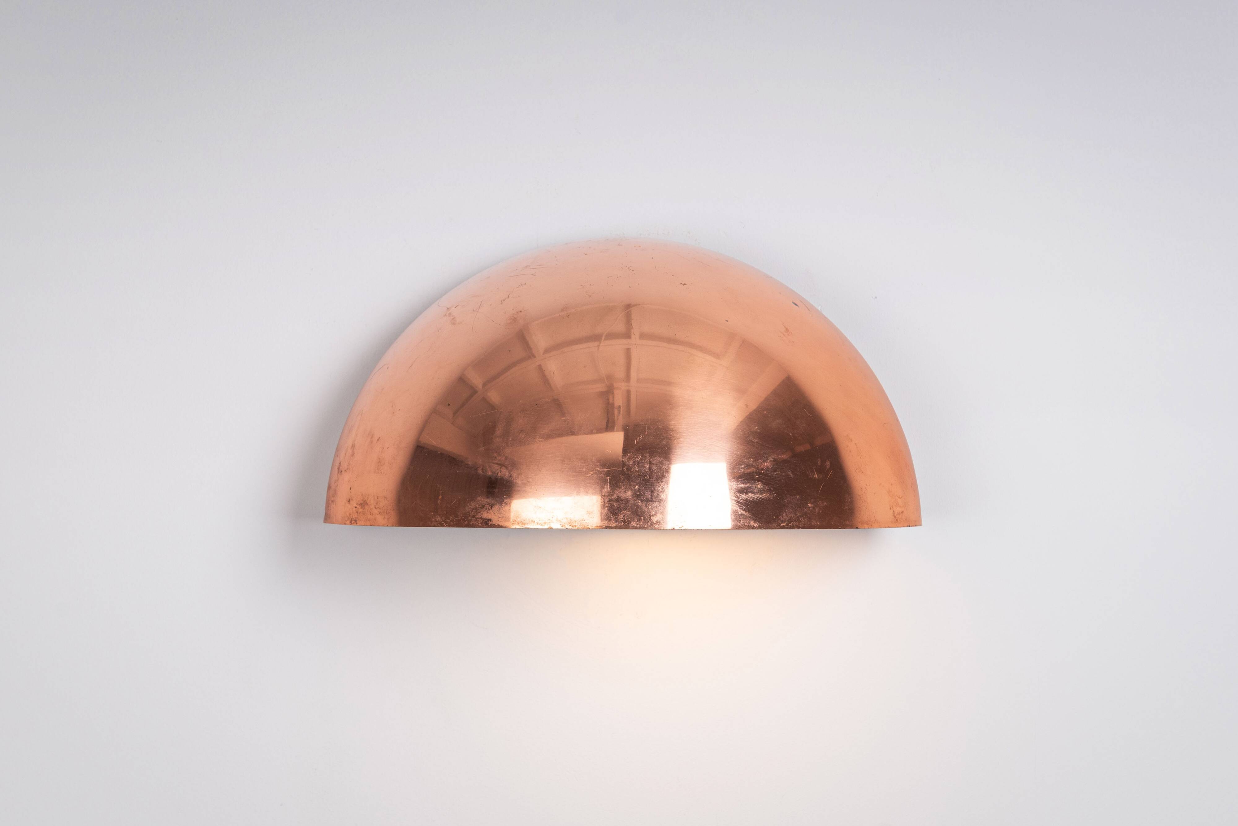 Horn Belysning Type 6650 wall lamp in copper