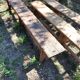 Old farm benches
