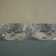 paire salerons salières Baccarat art table vintage crystal salt shakers