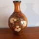 Large Artisan Vase "Nature Spirit" – Relief Floral Decoration (31cm)