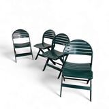 4 x Niels Gammelgaard / Ikea vintage / folding chair / 1993