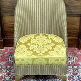 Lloyd Loom heater of the 1930s - redone seat