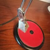 Lampe style à luminor rouge noire vintage