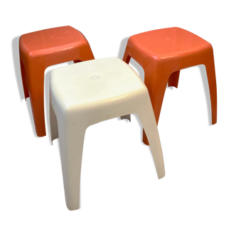 Trio of Vintage FLAIR stools