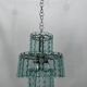 Italian cut glass chandelier by Zero Quattro. 1970s