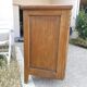 Solid oak sideboard, brutalist and Art Deco work, mid-century.