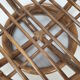 Italian bamboo coffee table, 1980s