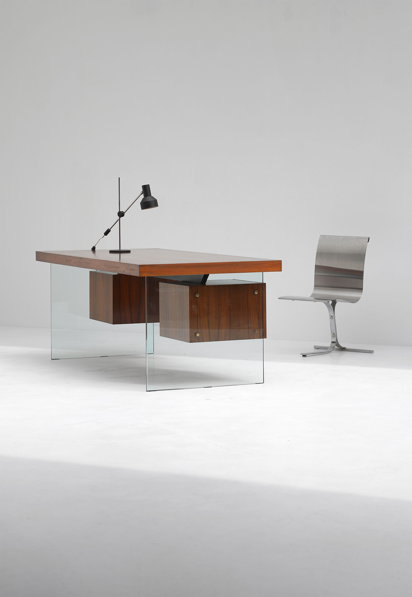 Rare executive desk designed by Jos de Mey for Van den Berghe Pauvers 1960