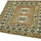 Tapis anatolien vintage turc 105 cm x 110 cm