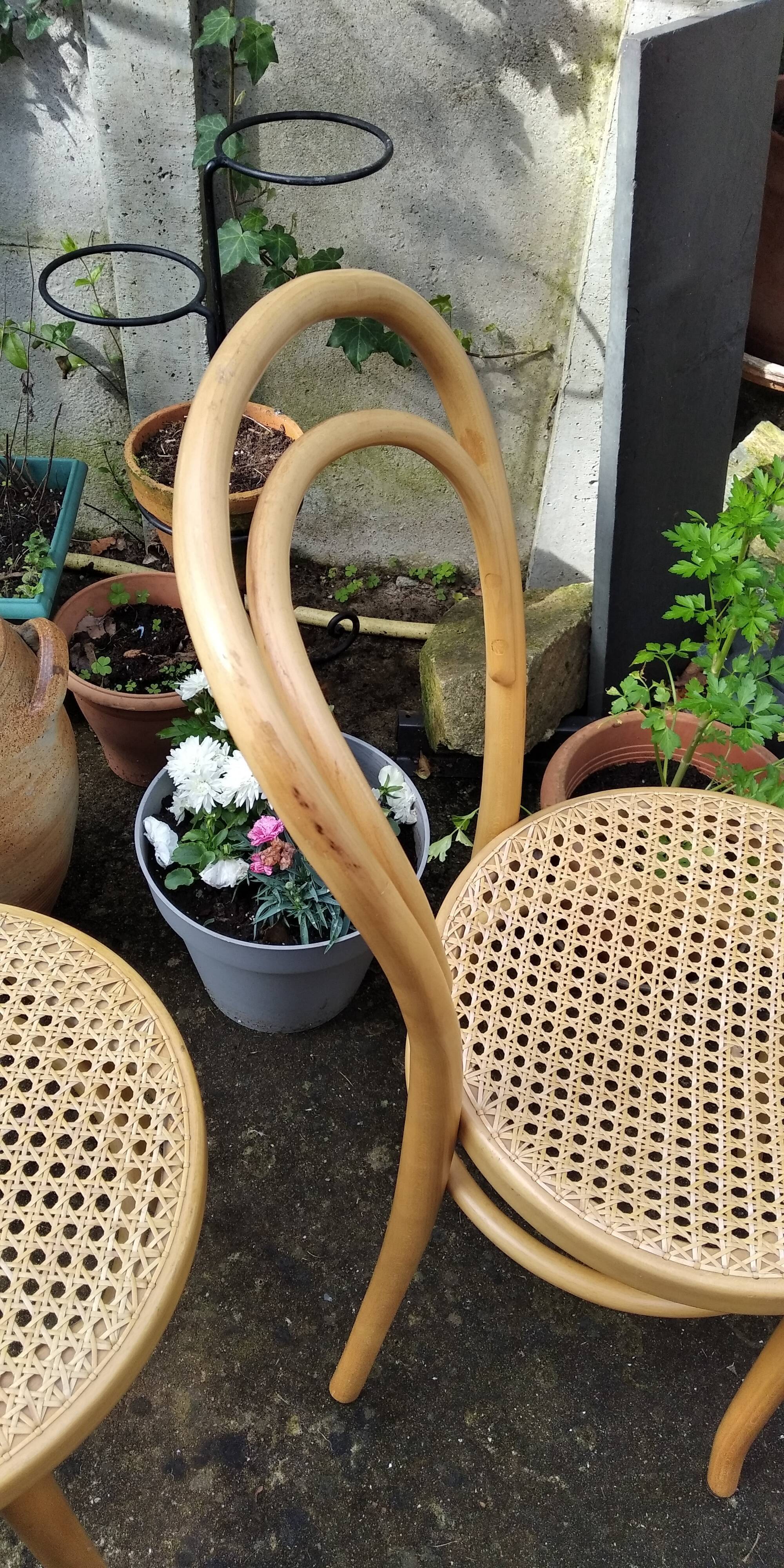 4 Thonet ZPM Radomsko chairs