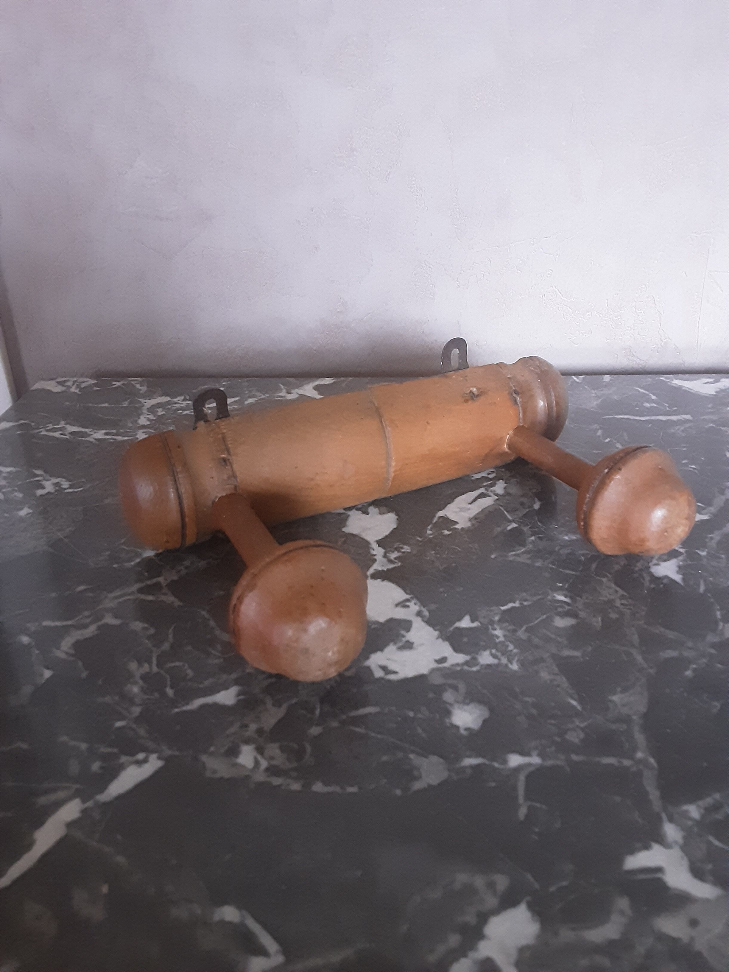 Vintage wall coat rack