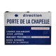 Subway plate "Gate of the Chapel"