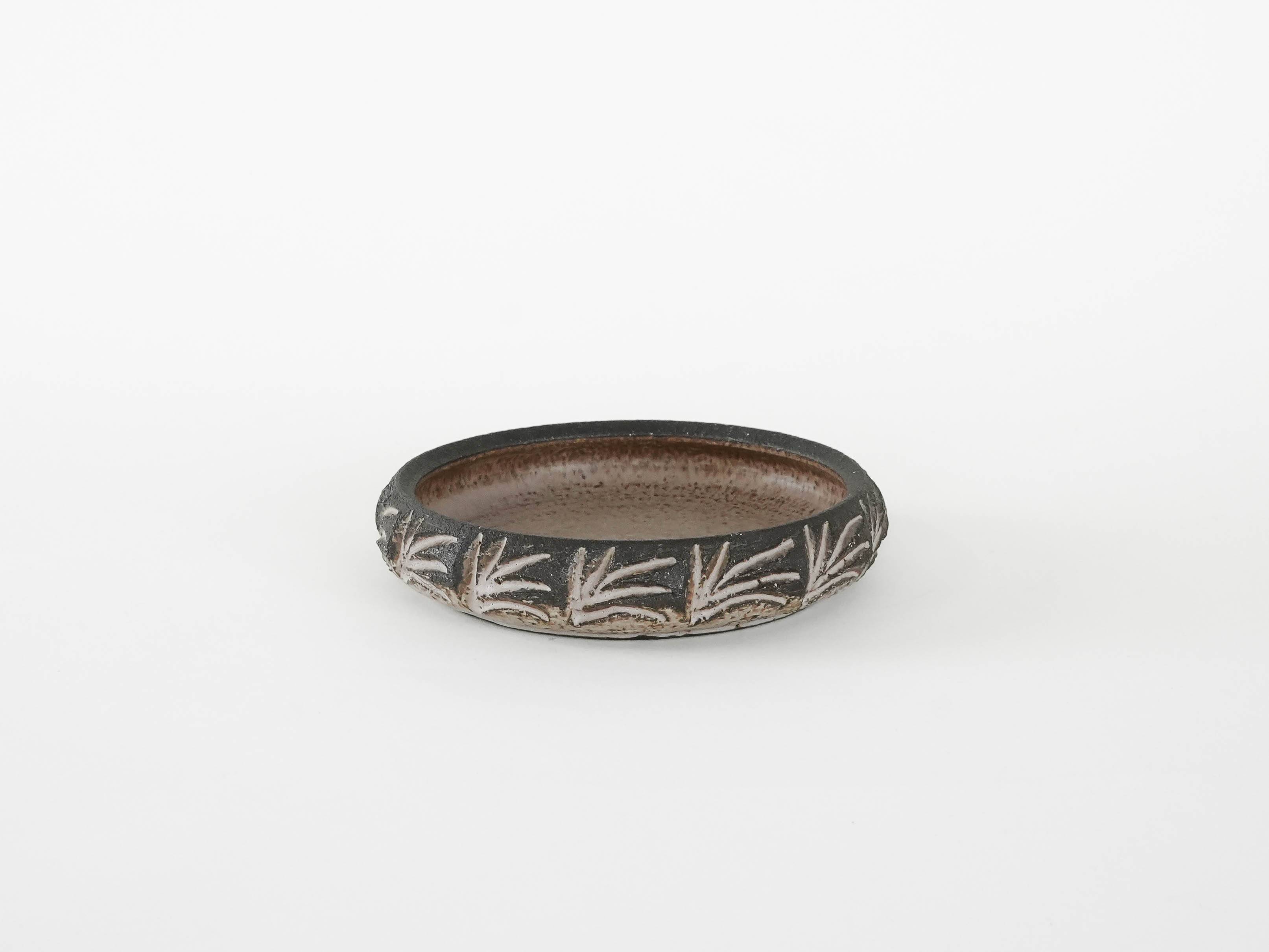 Bol en céramique, design danois, années 1960, fabricant : Frank Keramik