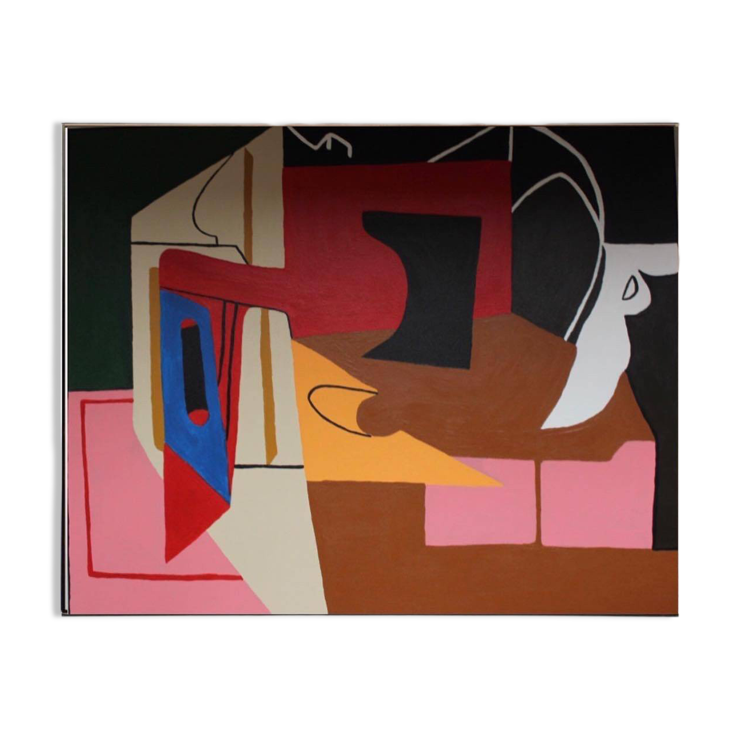 Contemporary abstract geometric forms No7