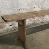 Wooden bench