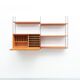 String teak wall shelf by Kajsa & Nisse Strinning, 1950s