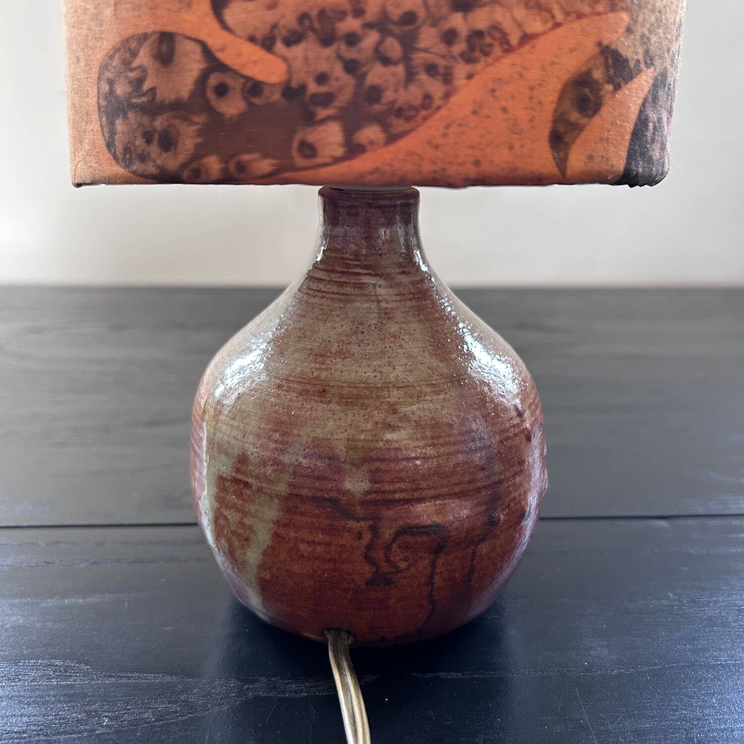 Stoneware lamp, 1970