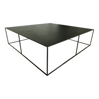 Table basse metal noir