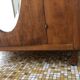 Wardrobe with beveled mirror