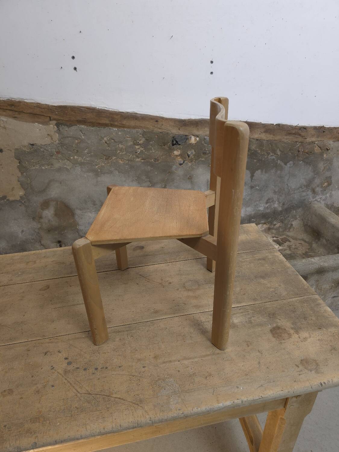 Wooden children's chair