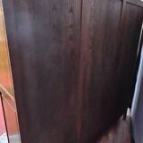 Large Provençal library in Louis XV style made of oak from the 20th century.