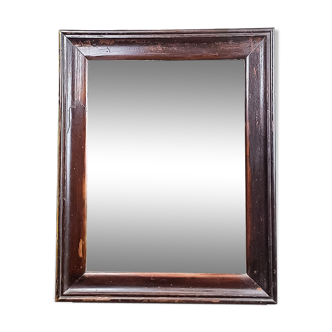 Miroir ancien en bois 66x83cm