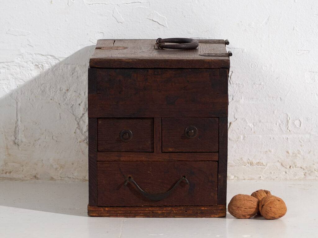 Antique Japanese drawer box – End of the Meiji period (c. 1890-1910) #25