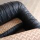 Vintage sofa by De Pas D’Urbino & Lomazzi in black leather for Dall’Oca, 19
