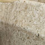 Vintage travertine table 1980"